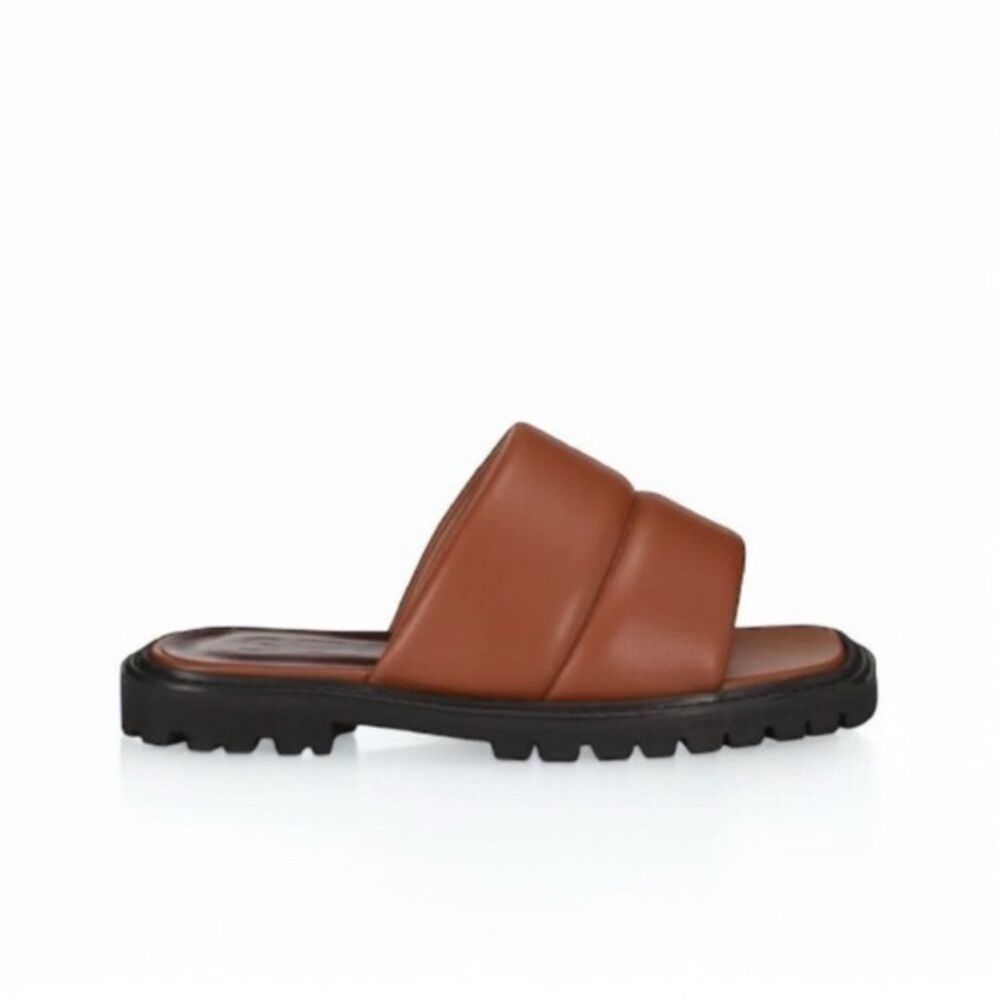 STAUD • Astro Slide in Tan/Black • 8